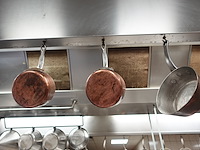 Partij koperen pannen - afbeelding 4 van  14