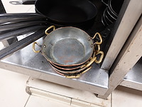 Partij koperen pannen - afbeelding 10 van  14