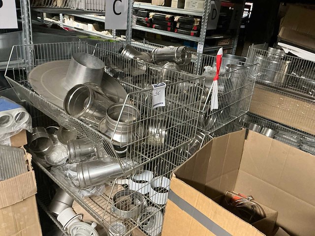 Partij koppelingen en accessoires voor ventilatie - afbeelding 1 van  7
