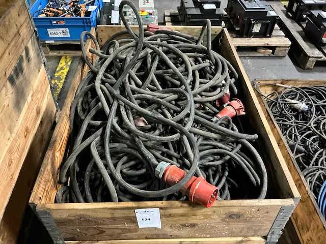 Partij krachtstroom verlengkabels - afbeelding 2 van  2