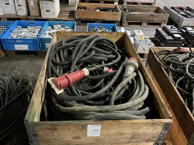 Partij krachtstroom verlengkabels - afbeelding 2 van  5