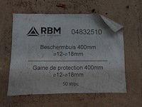 Partij kunststof beschermbuisjes + pallet kunststof klemmen - afbeelding 5 van  8