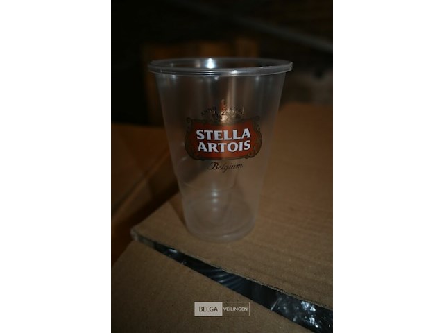 Partij kunststof stella artois bekers - afbeelding 3 van  4