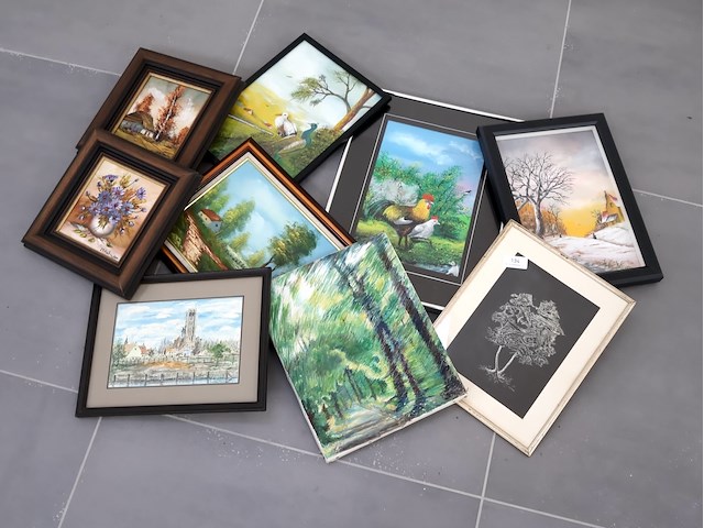 Partij kunstwerken - afbeelding 1 van  5