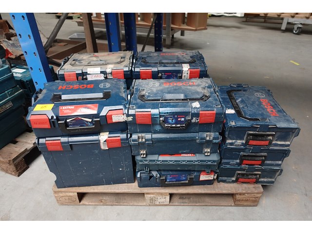 Partij lege werkkoffers bosh - afbeelding 1 van  5