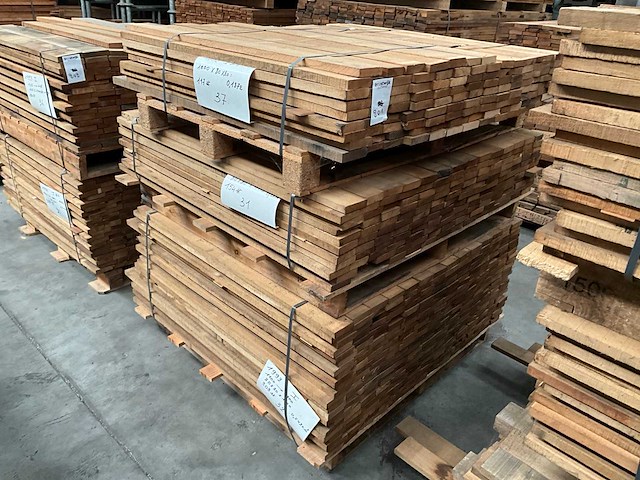 Partij massief franse eik - afbeelding 1 van  5