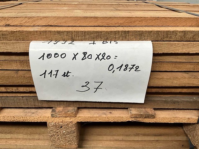 Partij massief franse eik - afbeelding 3 van  5