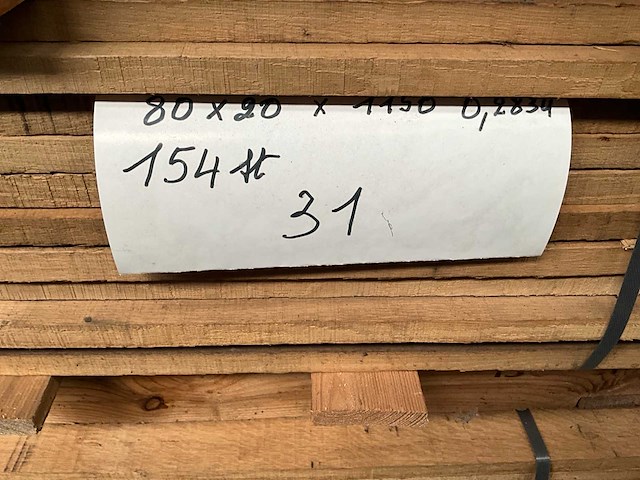 Partij massief franse eik - afbeelding 4 van  5