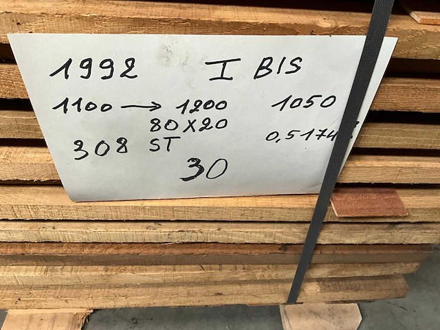 Partij massief franse eik - afbeelding 5 van  5