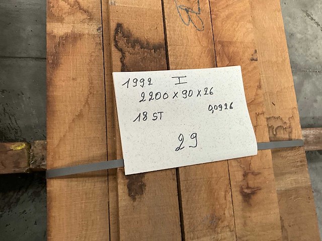 Partij massief franse eik - afbeelding 2 van  10