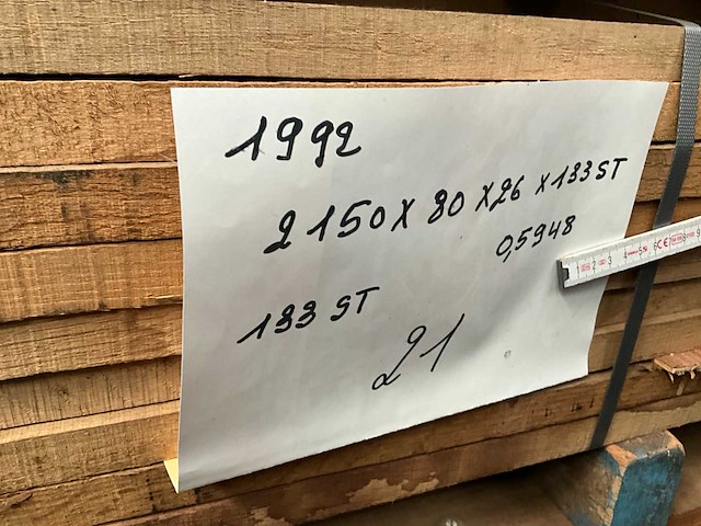 Partij massief franse eik - afbeelding 2 van  12