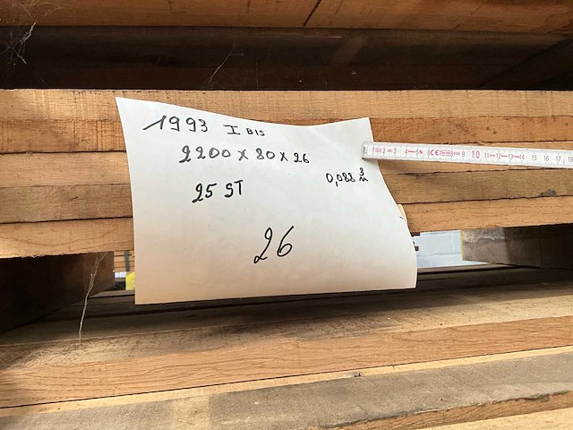 Partij massief franse eik - afbeelding 11 van  12