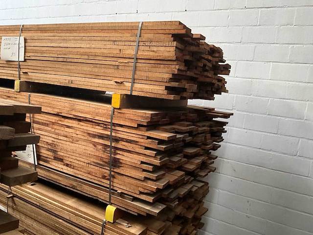 Partij massief franse eik - afbeelding 1 van  9