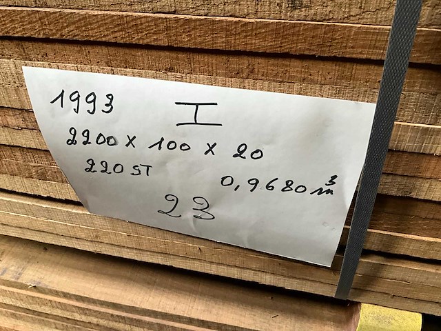 Partij massief franse eik - afbeelding 8 van  9