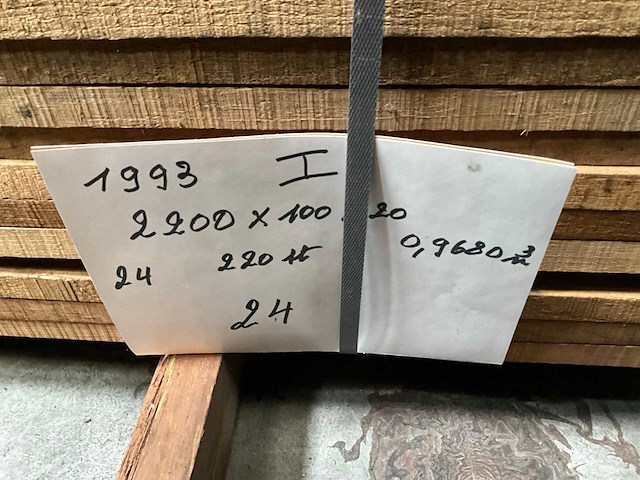 Partij massief franse eik - afbeelding 9 van  9