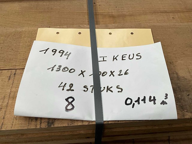 Partij massief franse eik - afbeelding 5 van  6