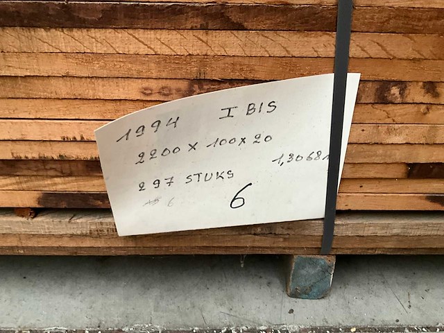 Partij massief franse eik - afbeelding 6 van  6