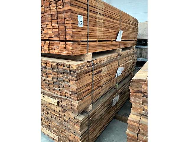 Partij massief franse eik - afbeelding 2 van  7