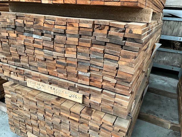 Partij massief franse eik - afbeelding 4 van  7