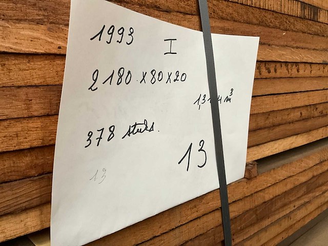 Partij massief franse eik - afbeelding 5 van  7