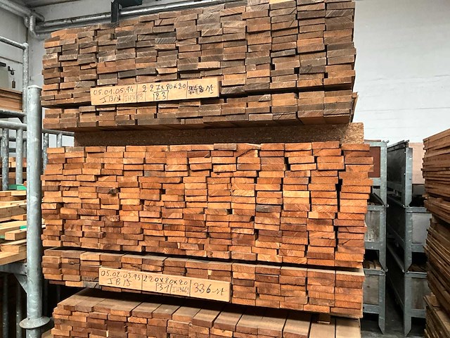 Partij massief franse eik - afbeelding 2 van  7