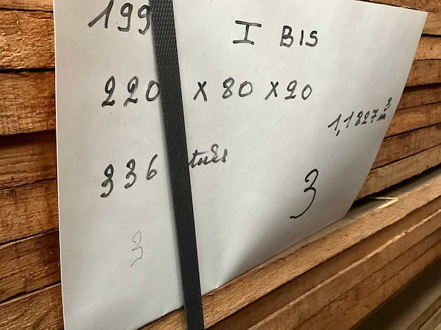 Partij massief franse eik - afbeelding 5 van  7