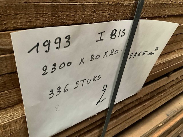 Partij massief franse eik - afbeelding 6 van  7