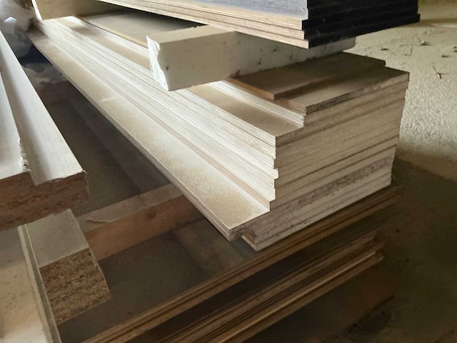 Partij mdf en vezel plaatmateriaal - afbeelding 7 van  11