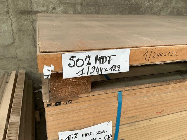 Partij mdf platen - afbeelding 2 van  5