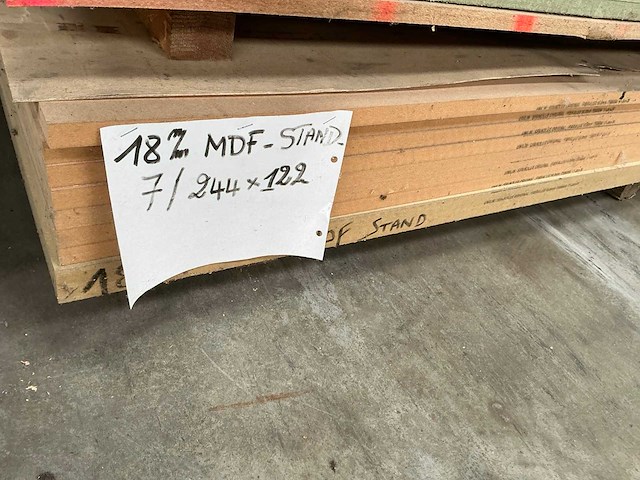Partij mdf platen - afbeelding 5 van  5
