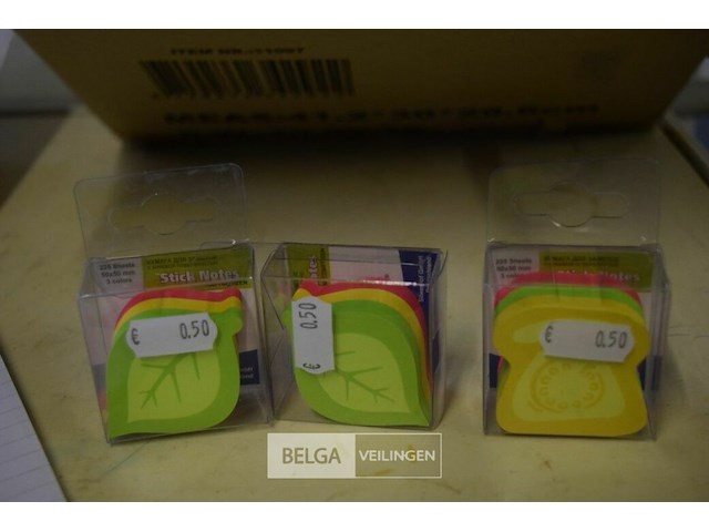 Partij memo blaadjes 50x50mm - afbeelding 2 van  2