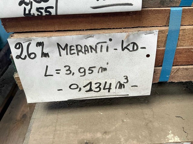 Partij meranti balken - afbeelding 5 van  6