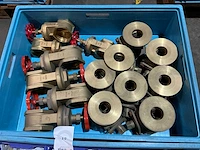 Partij messing afsluiters en fittingmateriaal - afbeelding 9 van  9
