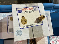 Partij messing afsluiters en installatie materiaal - afbeelding 10 van  10