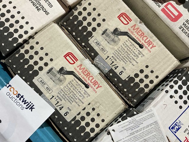 Partij messing afsluiters - afbeelding 4 van  9