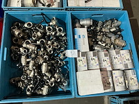 Partij messing afsluiters