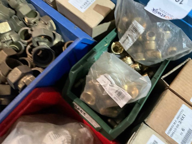 Partij messing fitting materiaal - afbeelding 4 van  13