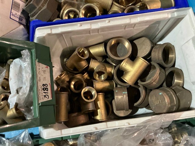 Partij messing fitting materiaal - afbeelding 8 van  13