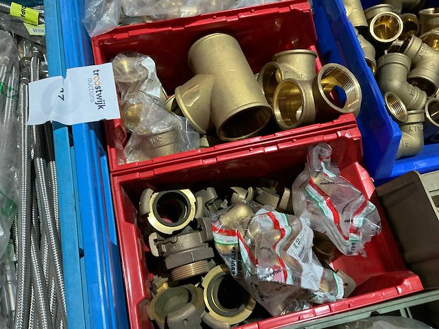 Partij messing fitting materiaal - afbeelding 4 van  8