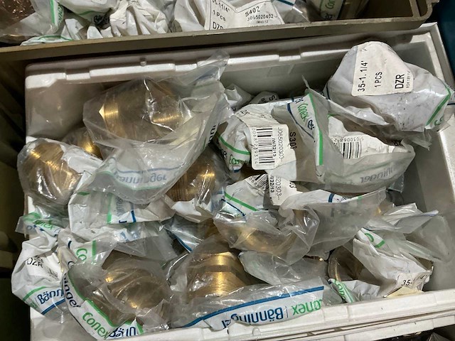 Partij messing fittingmateriaal - afbeelding 12 van  12