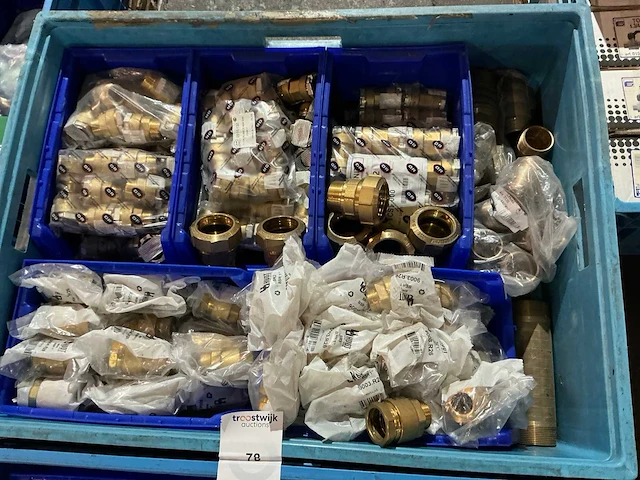 Partij messing fittingmateriaal - afbeelding 13 van  14
