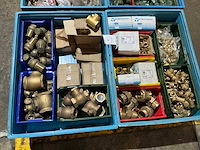 Partij messing installatie materiaal - afbeelding 1 van  11