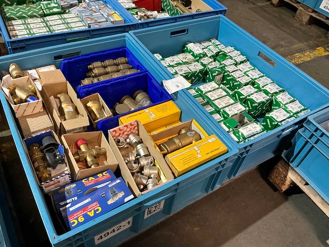 Partij messing installatie materiaal - afbeelding 7 van  14