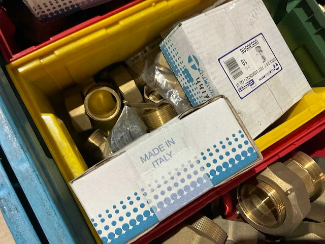 Partij messing installatie materiaal - afbeelding 11 van  11