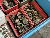 Partij messing installatie materiaal - afbeelding 9 van  11