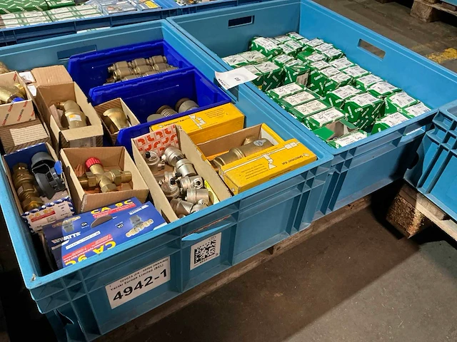 Partij messing installatie materiaal - afbeelding 8 van  14
