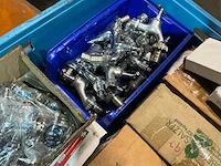 Partij messing kranen en fittingmateriaal - afbeelding 2 van  10