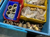 Partij messing kranen en fittingmateriaal - afbeelding 4 van  10