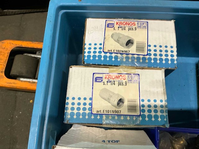 Partij messing pijpfittingmateriaal - afbeelding 4 van  9