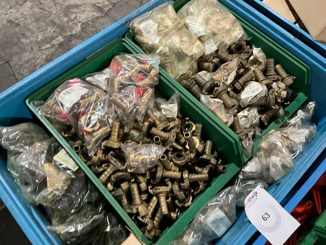 Partij messing slangkoppellingen - afbeelding 7 van  10